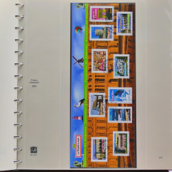 Collection timbres de France 2002-2004 oblitérés en album Safe.