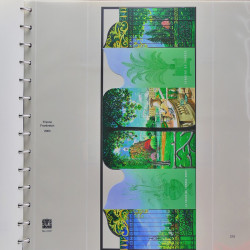 Collection timbres de France 2002-2004 oblitérés en album Safe.