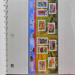 Collection timbres de France 2002-2004 oblitérés en album Safe.