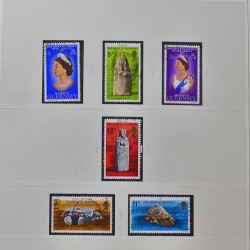 Collection timbres de Guernesey 1977-1994 oblitérés en album Safe.
