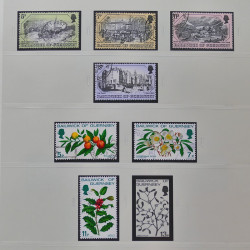 Collection timbres de Guernesey 1977-1994 oblitérés en album Safe.