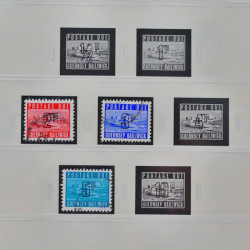 Collection timbres de Guernesey 1977-1994 oblitérés en album Safe.