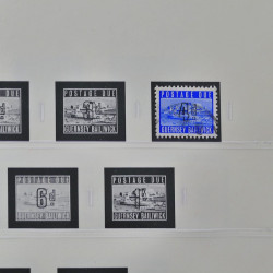 Collection timbres de Guernesey 1977-1994 oblitérés en album Safe.