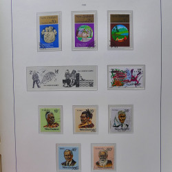 Collection timbres de Nouvelle Zélande 1931-2015 oblitérés en 2 albums Leuchtturm.
