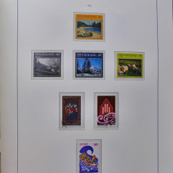 Collection timbres de Nouvelle Zélande 1931-2015 oblitérés en 2 albums Leuchtturm.