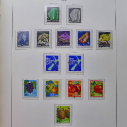 Collection timbres de Nouvelle Zélande 1931-2015 oblitérés en 2 albums Leuchtturm.
