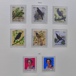 Collection timbres de Nouvelle Zélande 1931-2015 oblitérés en 2 albums Leuchtturm.