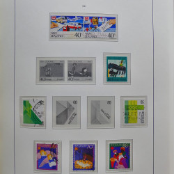 Collection timbres de Nouvelle Zélande 1931-2015 oblitérés en 2 albums Leuchtturm.