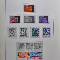 Collection timbres de Nouvelle Zélande 1931-2015 oblitérés en 2 albums Leuchtturm.