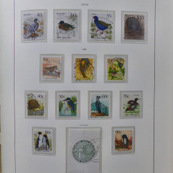 Collection timbres de Nouvelle Zélande 1931-2015 oblitérés en 2 albums Leuchtturm.