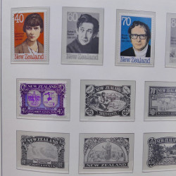 Collection timbres de Nouvelle Zélande 1931-2015 oblitérés en 2 albums Leuchtturm.