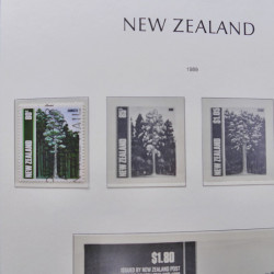 Collection timbres de Nouvelle Zélande 1931-2015 oblitérés en 2 albums Leuchtturm.