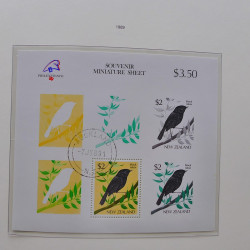 Collection timbres de Nouvelle Zélande 1931-2015 oblitérés en 2 albums Leuchtturm.
