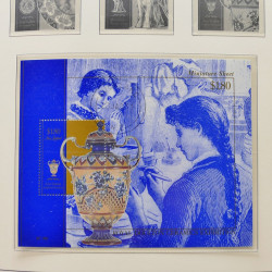 Collection timbres de Nouvelle Zélande 1931-2015 oblitérés en 2 albums Leuchtturm.