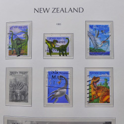 Collection timbres de Nouvelle Zélande 1931-2015 oblitérés en 2 albums Leuchtturm.
