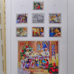 Collection timbres de Nouvelle Zélande 1931-2015 oblitérés en 2 albums Leuchtturm.