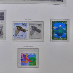 Collection timbres de Nouvelle Zélande 1931-2015 oblitérés en 2 albums Leuchtturm.