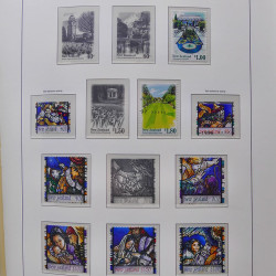 Collection timbres de Nouvelle Zélande 1931-2015 oblitérés en 2 albums Leuchtturm.