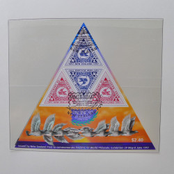 Collection timbres de Nouvelle Zélande 1931-2015 oblitérés en 2 albums Leuchtturm.