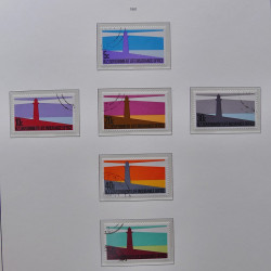 Collection timbres de Nouvelle Zélande 1931-2015 oblitérés en 2 albums Leuchtturm.