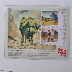 Collection timbres de Nouvelle Zélande 1931-2015 oblitérés en 2 albums Leuchtturm.