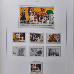 Collection timbres de Nouvelle Zélande 1931-2015 oblitérés en 2 albums Leuchtturm.