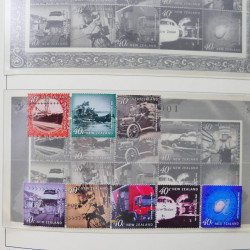 Collection timbres de Nouvelle Zélande 1931-2015 oblitérés en 2 albums Leuchtturm.