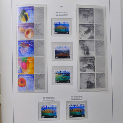 Collection timbres de Nouvelle Zélande 1931-2015 oblitérés en 2 albums Leuchtturm.