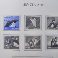 Collection timbres de Nouvelle Zélande 1931-2015 oblitérés en 2 albums Leuchtturm.