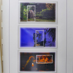 Collection timbres de Nouvelle Zélande 1931-2015 oblitérés en 2 albums Leuchtturm.