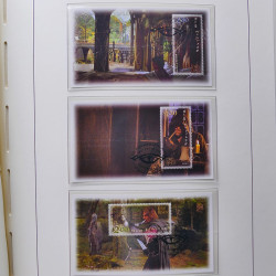 Collection timbres de Nouvelle Zélande 1931-2015 oblitérés en 2 albums Leuchtturm.