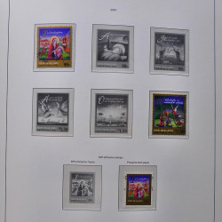 Collection timbres de Nouvelle Zélande 1931-2015 oblitérés en 2 albums Leuchtturm.