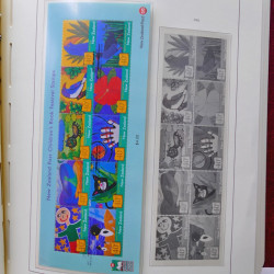 Collection timbres de Nouvelle Zélande 1931-2015 oblitérés en 2 albums Leuchtturm.