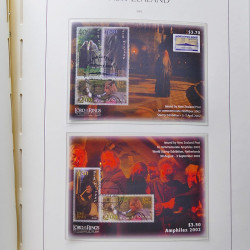 Collection timbres de Nouvelle Zélande 1931-2015 oblitérés en 2 albums Leuchtturm.