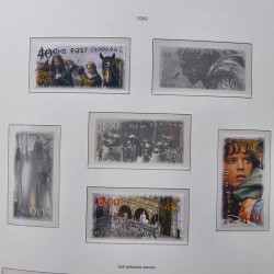 Collection timbres de Nouvelle Zélande 1931-2015 oblitérés en 2 albums Leuchtturm.