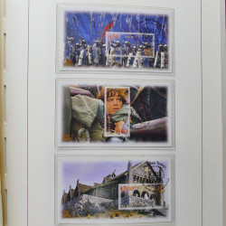 Collection timbres de Nouvelle Zélande 1931-2015 oblitérés en 2 albums Leuchtturm.