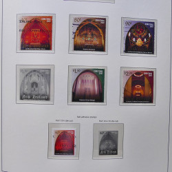Collection timbres de Nouvelle Zélande 1931-2015 oblitérés en 2 albums Leuchtturm.