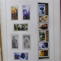 Collection timbres de Nouvelle Zélande 1931-2015 oblitérés en 2 albums Leuchtturm.