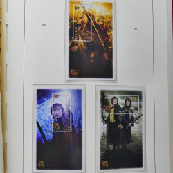 Collection timbres de Nouvelle Zélande 1931-2015 oblitérés en 2 albums Leuchtturm.