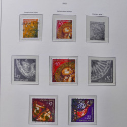 Collection timbres de Nouvelle Zélande 1931-2015 oblitérés en 2 albums Leuchtturm.