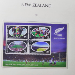 Collection timbres de Nouvelle Zélande 1931-2015 oblitérés en 2 albums Leuchtturm.