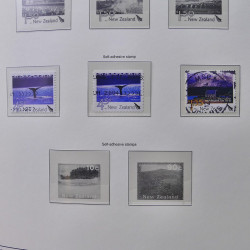 Collection timbres de Nouvelle Zélande 1931-2015 oblitérés en 2 albums Leuchtturm.