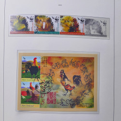 Collection timbres de Nouvelle Zélande 1931-2015 oblitérés en 2 albums Leuchtturm.