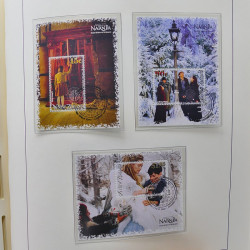 Collection timbres de Nouvelle Zélande 1931-2015 oblitérés en 2 albums Leuchtturm.