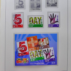 Collection timbres de Nouvelle Zélande 1931-2015 oblitérés en 2 albums Leuchtturm.