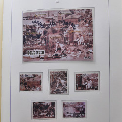 Collection timbres de Nouvelle Zélande 1931-2015 oblitérés en 2 albums Leuchtturm.