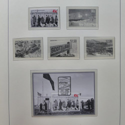 Collection timbres de Nouvelle Zélande 1931-2015 oblitérés en 2 albums Leuchtturm.