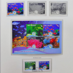 Collection timbres de Nouvelle Zélande 1931-2015 oblitérés en 2 albums Leuchtturm.