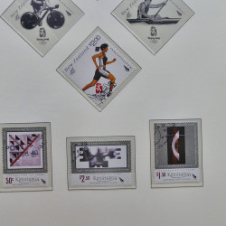 Collection timbres de Nouvelle Zélande 1931-2015 oblitérés en 2 albums Leuchtturm.