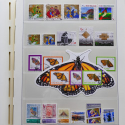 Collection timbres de Nouvelle Zélande 1931-2015 oblitérés en 2 albums Leuchtturm.